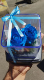 گل رز جاودان دو گل مدل rose کد 200