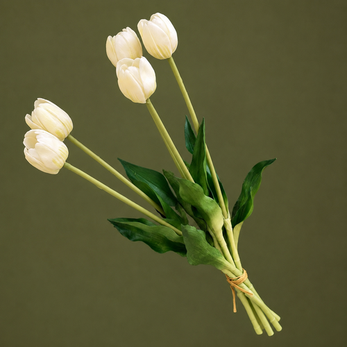 لاله لاتکس مصنوعی ۵ گل مدل 545