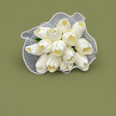 دسته گل عروس پینترستی لاله 14 شاخه (مصنوعی)